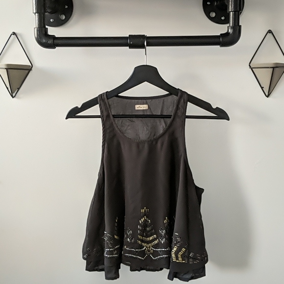 Hollister chiffon tank top - Picture 1 of 3